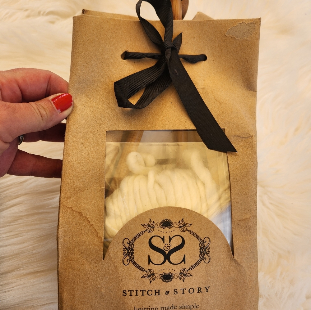S&S Stitch & Story Knitting made Simple Kit NWT